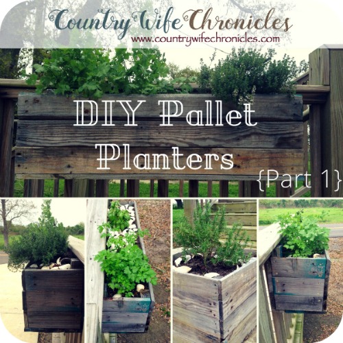 DIY Pallet Planters Part 1 Feature Image